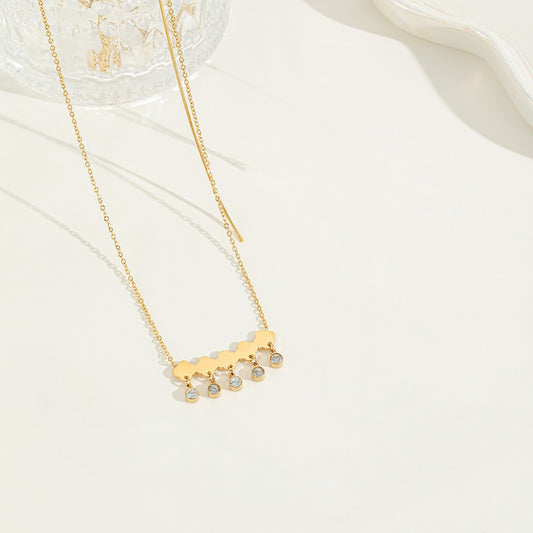 Auriel Spark Bar Necklace