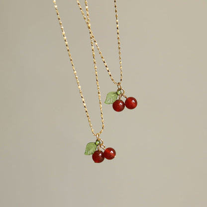 Cherry Nacklece | front view