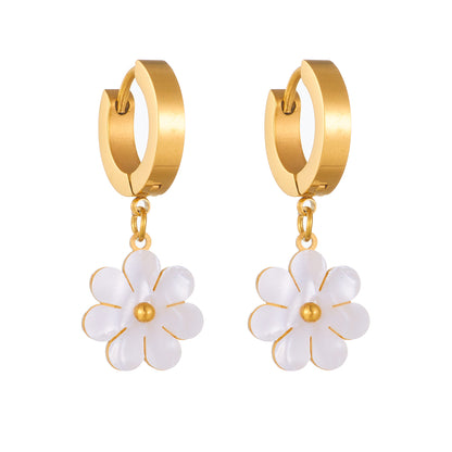 Daisy Charm Double Layer Necklace