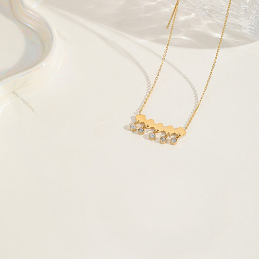 Auriel Spark Bar Necklace